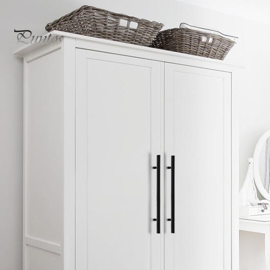 1 комплект практичных современных ручек из нержавеющей стали для шкафа, дверных ручек для ящиков, мебельных ручек для дома