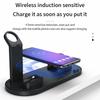 B07A For iPhone/iWatch/AirPods 6-in-1 Desktop Charging Stand 15W Wireless Charging Charger