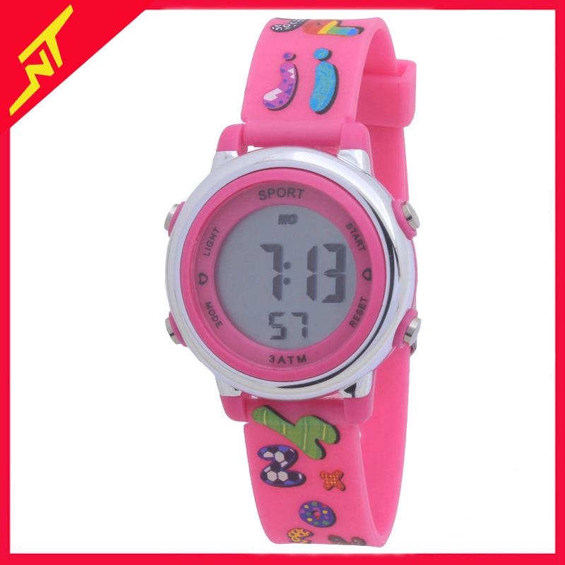 Женские светящиеся цифровые часы-хронограф - Легкие, модные, с отображением даты и дня недели