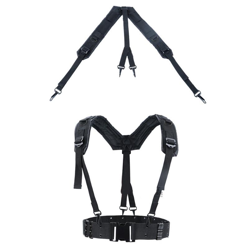 Multiple Outdoor Training Equipment Patrol Essential Multi-purpose Practical Waist Closure Fitness Weight-bearing Shoulder Strap