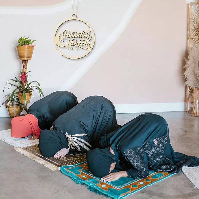 Eid Mubarak Ramadan Wall Hanging Kareem Moon Star Pendant Muslim Party Decor