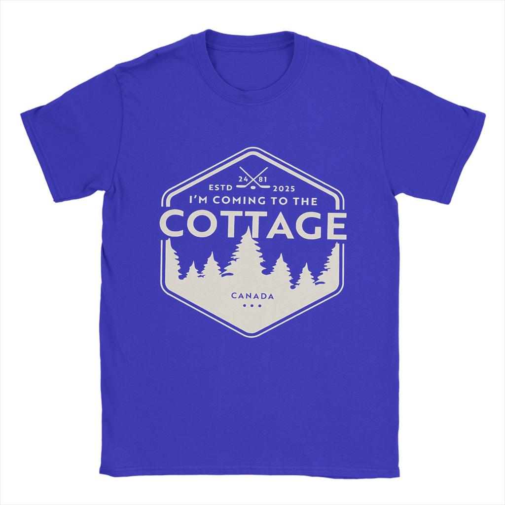 Unisex IM Coming To The Cottage RoUnisexce Hockey T Shirts Heated Rivalry Pure Cotton Clothes Novelty Round Neck Tees Big Size TShirt