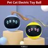 Электрический забавный игрушечный мяч для кошек, автоматический интеллектуальный катящийся мяч, избавляющий от скуки, устойчивый к укусам, игрушка для самостоятельного развлечения домашних животных, аксессуары для домашних животных