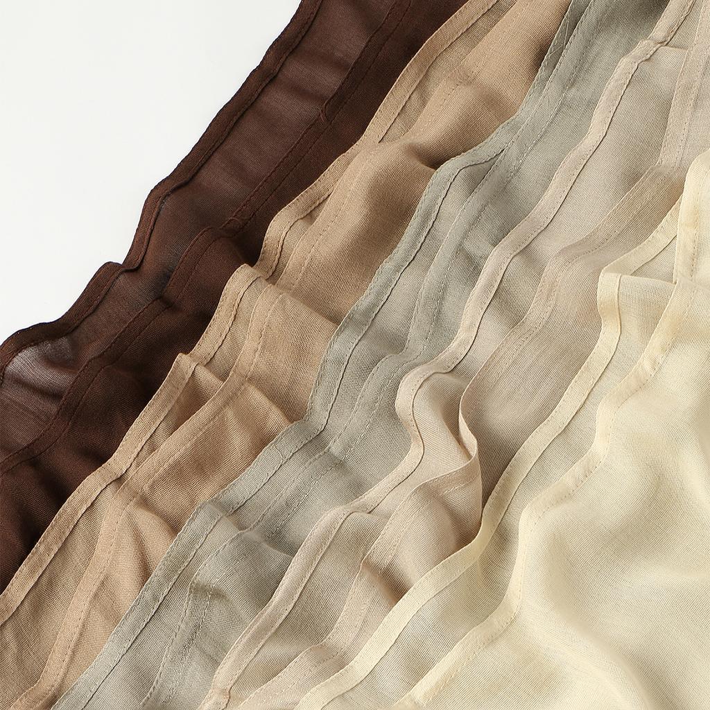 Muslim Modal Hijab Cotton Rayon Scarf for Women Double Stitching Wide Edge Rayon Shawl Islamic Thin Soft Viscose Turban Headband