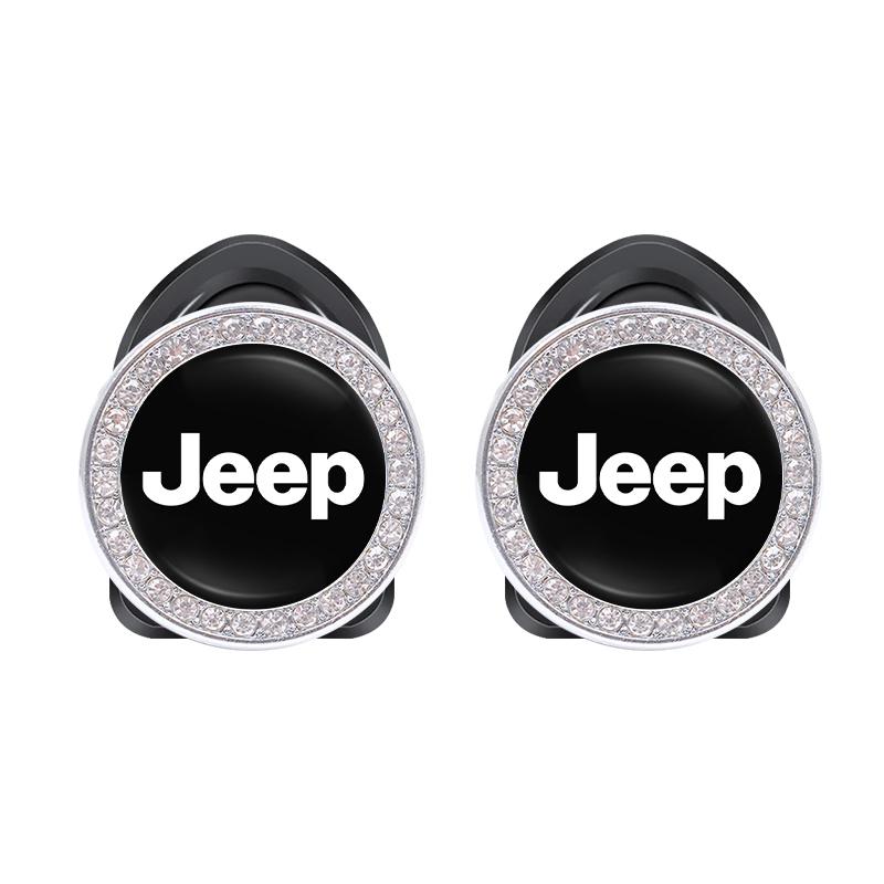 For Jeep 2Pcs Metal Car Small Hooks Hanger Organizer Accessories For Jeep Renegade Compass Grand Cherokee Wrangler Patriot Ru