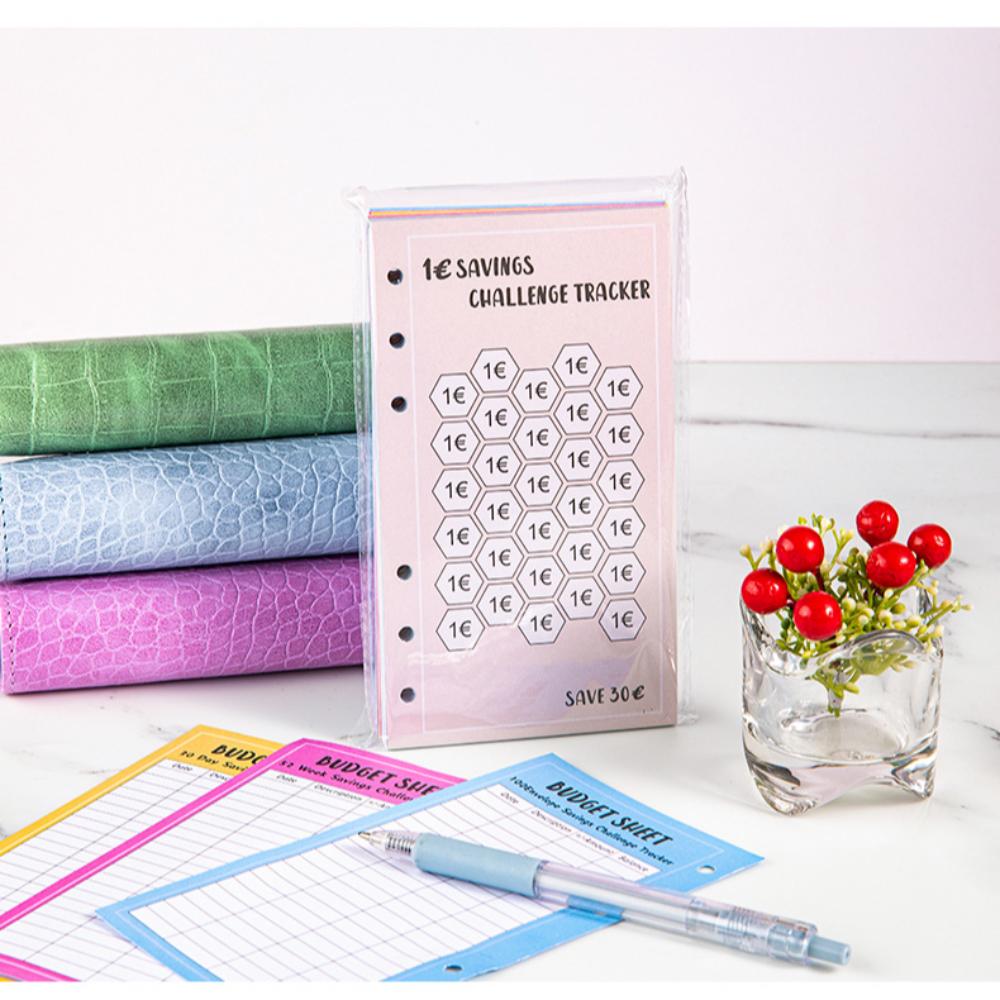 48 шт. 52 недели Save Challenge Экономия Карточки A6 100 Конвертов Планирование Бюджета Книга