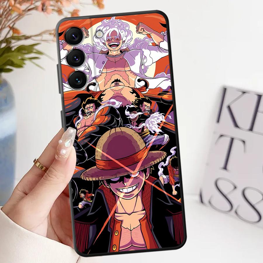 Чехол для телефона Samsung Galaxy A52 A36 A32 A26 A72 A23 A55 A41 A24 A53 A35 A25 A71 A73 A51 A22 Аниме One Piece Луффи