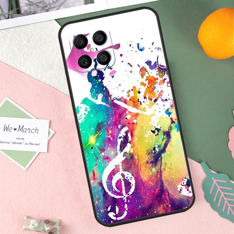 Чехол-футляр для нот с ключом-соль для Honor X8b X9b X9c X9a X8a X8 X9 50 70 90 Lite Honor 200 Lite Magic 7 5 6 Pro