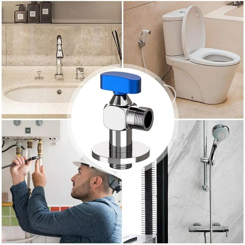 Hot and Cold Water Water Pipe Shut Off Valve High Flowing Triangular Valve Showers