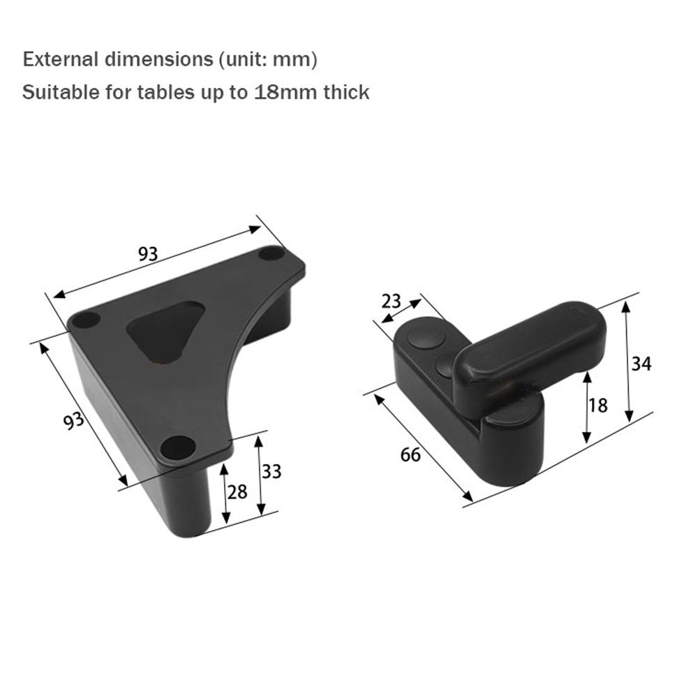 1 SETRV Complete Table Board Buckle Trailer Складной уличный стол Шкаф Board Rotary Lock Принадлежности для автофургона Аксессуары для автодомов