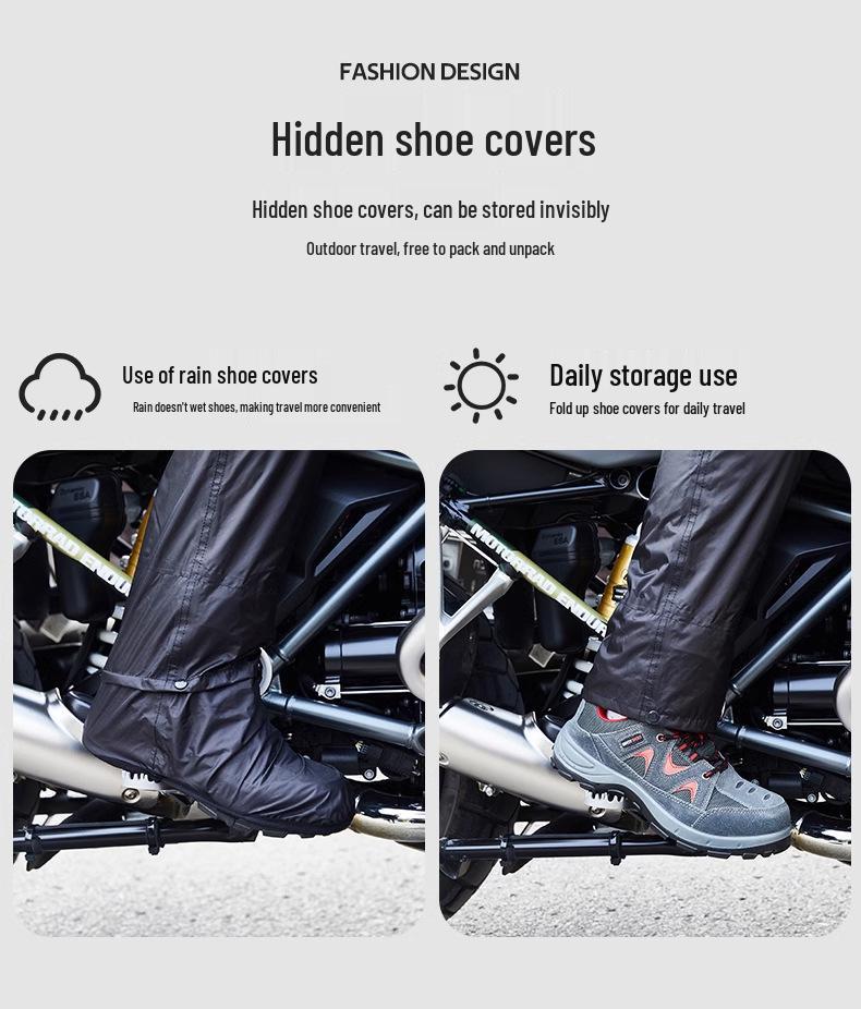 Мужской раздельный мотодождевик Blue Lion – Защитная экипировка от шторма для курьеров