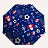 1pc Soccer Sports Automatic Open 8-Rib Windproof Umbrella, Travel & Commuting, Suitable for All Seasons, Lightweight Portable,029