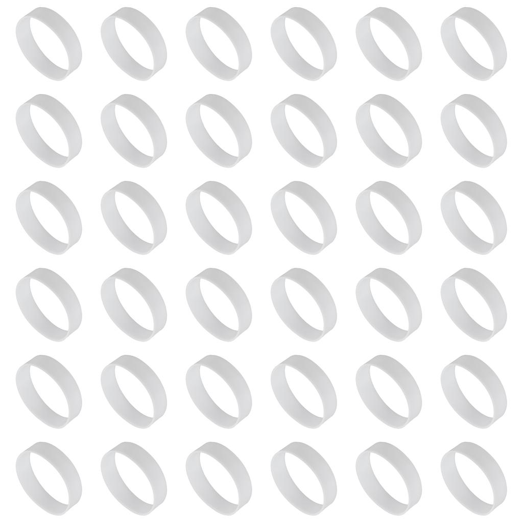 60 шт. 15-35 мм Силиконовые Резиновые Кольца Резинки Стяжки для Кабелей Прочные Эластичные Нескользящие для Обмотки Шнуров Обвязки Сумок