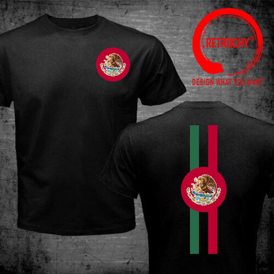 Vintage Mexican Mexico Coat Of Arms T Shirt Unisex Stylish Fashion Leisure Clothing Hip Hop Streetwear Tshirt Unisex Casual Tshirt