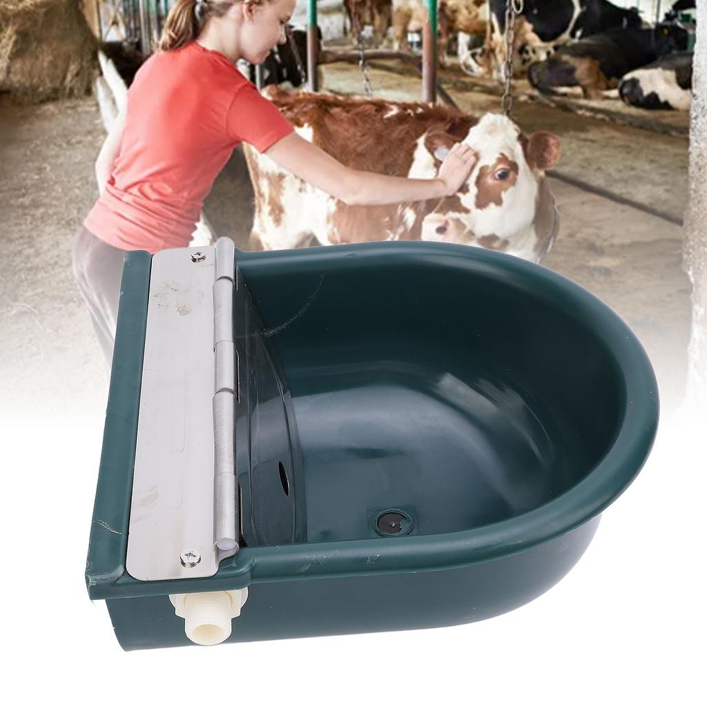Automatic Animal Drinking Wat Bowl Stainless Steel Wat for Horse Goat Cow Livestock Wat Trough Dispens Pet Supplies