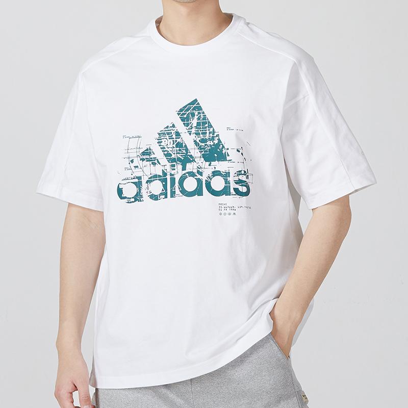 New Adidas T Shirts Men White HD0050
