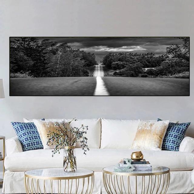 Landscape Sunlight Green Trees Leaves Forest Canvas Painting Nature Posters and Prints Wall Art Pictures Home Decor No Frame