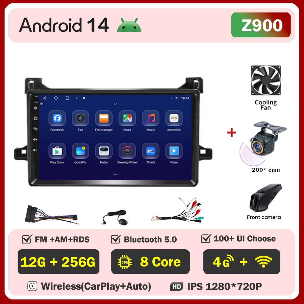 Автомобильный мультимедийный проигрыватель для Toyota Prius XW50 2015 2016 2017-2020 Android 14 интеллектуальные автомобильные системы Mirror Link GPS навигация