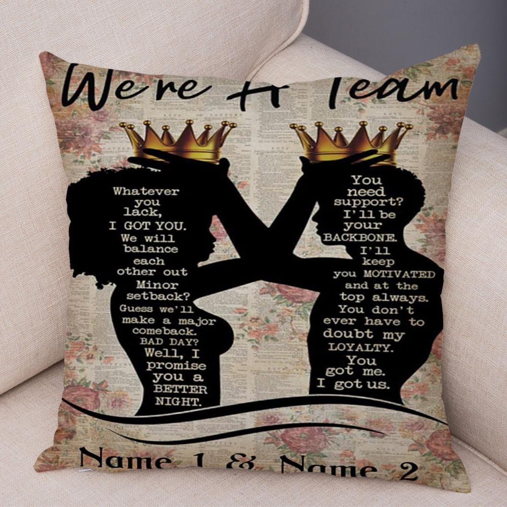 Чехол для подушки с изображением красивой леди, черная наволочка в африканском стиле для девочек, украшение для дивана, автомобиля, дома, наволочка