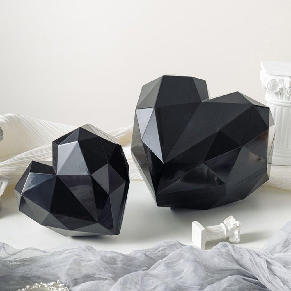 Пустые коробки ко Дню святого Валентина Матовая подарочная коробка ко Дню рождения Подарочная коробка в форме сердца ко Дню святого Валентина