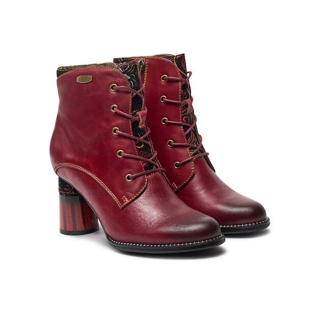 Ботильоны Laura Vita Gucstoo 41 бордового цвета