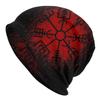 Bonnet Viking Hat Vegvisir Red Spray Winter Warm Cap Hip Hop Skullies Beanies Caps
