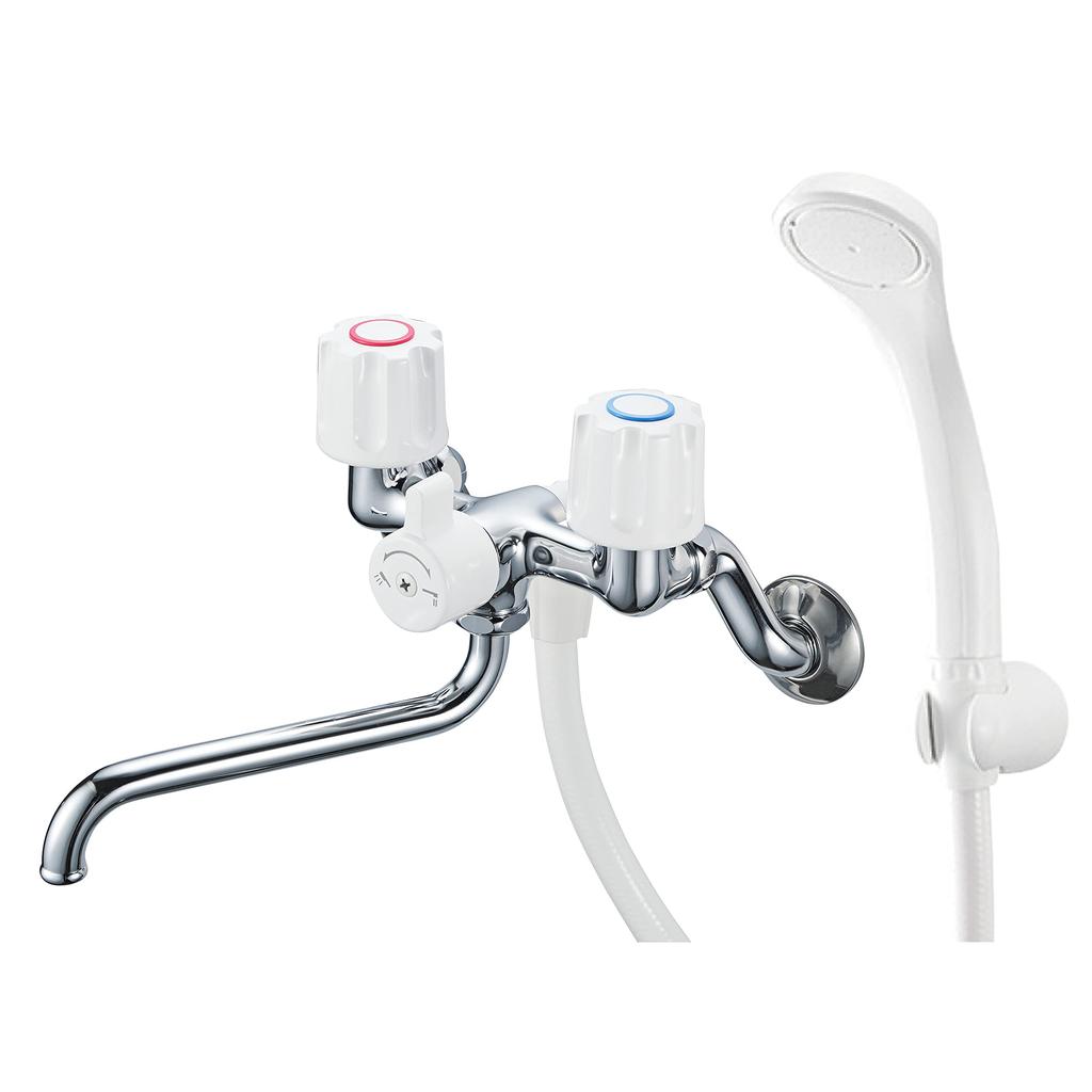 SANEI Sanei Faucet Manufacturing shower hose length 160 for both general and cold silver (formerly Co., Ltd.) Two-valve mixer, cm, regions, SK11-W-13,