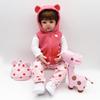 NPK 47 см кукла Bebe Reborn для малышей, мягкие силиконовые куклы Reborn, мягкое тело, реалистичная кукла для девочек, подарки
