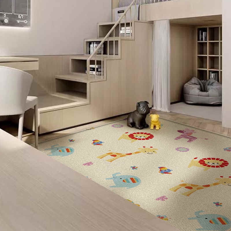 Коврик для занятий спортом для ребенка, коврик для кемпинга на открытом воздухе, складной игровой коврик, двусторонний водонепроницаемый ковер с мультяшным рисунком, легко носить с собой