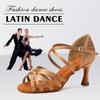 Women/ Girls Latin Dance Shoes Ballroom Dance Salsa Tango Party Shoes Soft Sole Heeled 7cm