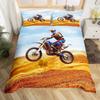 Комплект постельного белья для мотоцикла Dirt Bike, комплект постельного белья Extreme Sports, одеяло для мотокросса, покрывало Cool Motorcycle, покрывало Queen Size