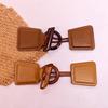 1PC Clothes Decor Resin Windbreaker Clasps DIY Sewing PU Leather Fashion Coat Accessories Horn Buckle Coat Button
