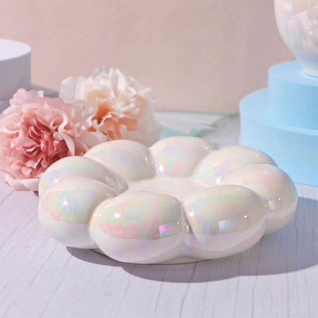 Ceramic Mug Cute Cloud Decorative Plate Coffee Cup Set Creative Ceramic Cup Gift Modern Living Room Home Decoration