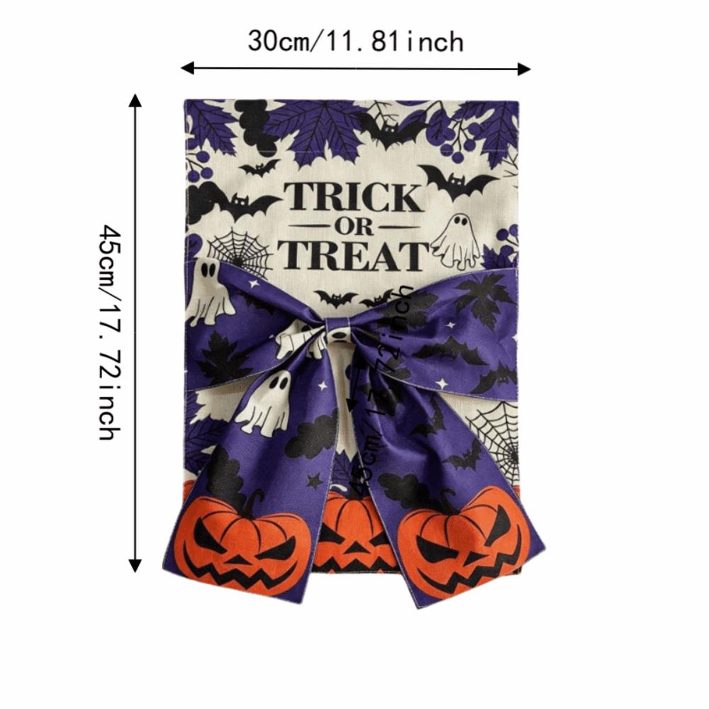 Washable Halloween Decoration Cloth Fall Garden Flag Multiple Styles Sign Outdoor Decoration  Deck