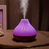 10,14 унций Wood Grain Volcano увлажнитель воздуха ароматерапевтический аппарат, бесшумный диффузор эфирных масел с холодным туманом, питание от USB для домашнего офиса
