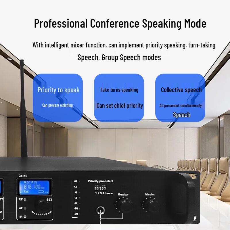 HuiDu EW-460 Wireless Conference Microphone System (CN version)