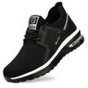 Latest Design Air Cushion Men Work Safety Shoes Anti-Smashing Comfortable Breathable Security Construction Boots