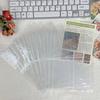 5 шт. фотоальбом пылезащитный прозрачный рукав для карточек листы-переплеты водонепроницаемая защитная пленка для фотографий для карточек