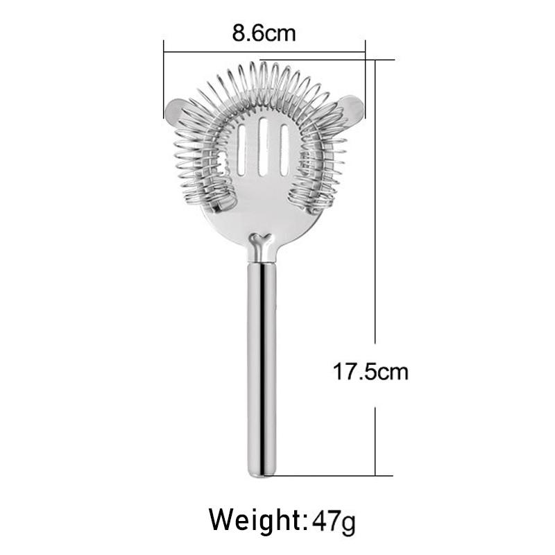 1 шт. ситечко для коктейлей из нержавеющей стали 304, ситечко для бара, инструмент для бара, ситечко для напитков для профессиональных барменов и миксологов