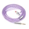 Tripowin Zonie 16-жильный посеребренный кабель SPCHIFI для наушников и кабель для обновления (4.4мм-0.78мм2pin, лавандовый)