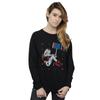 DC Comics Womens/Ladies Harley Quinn Playing Card Suit Sweatshirt