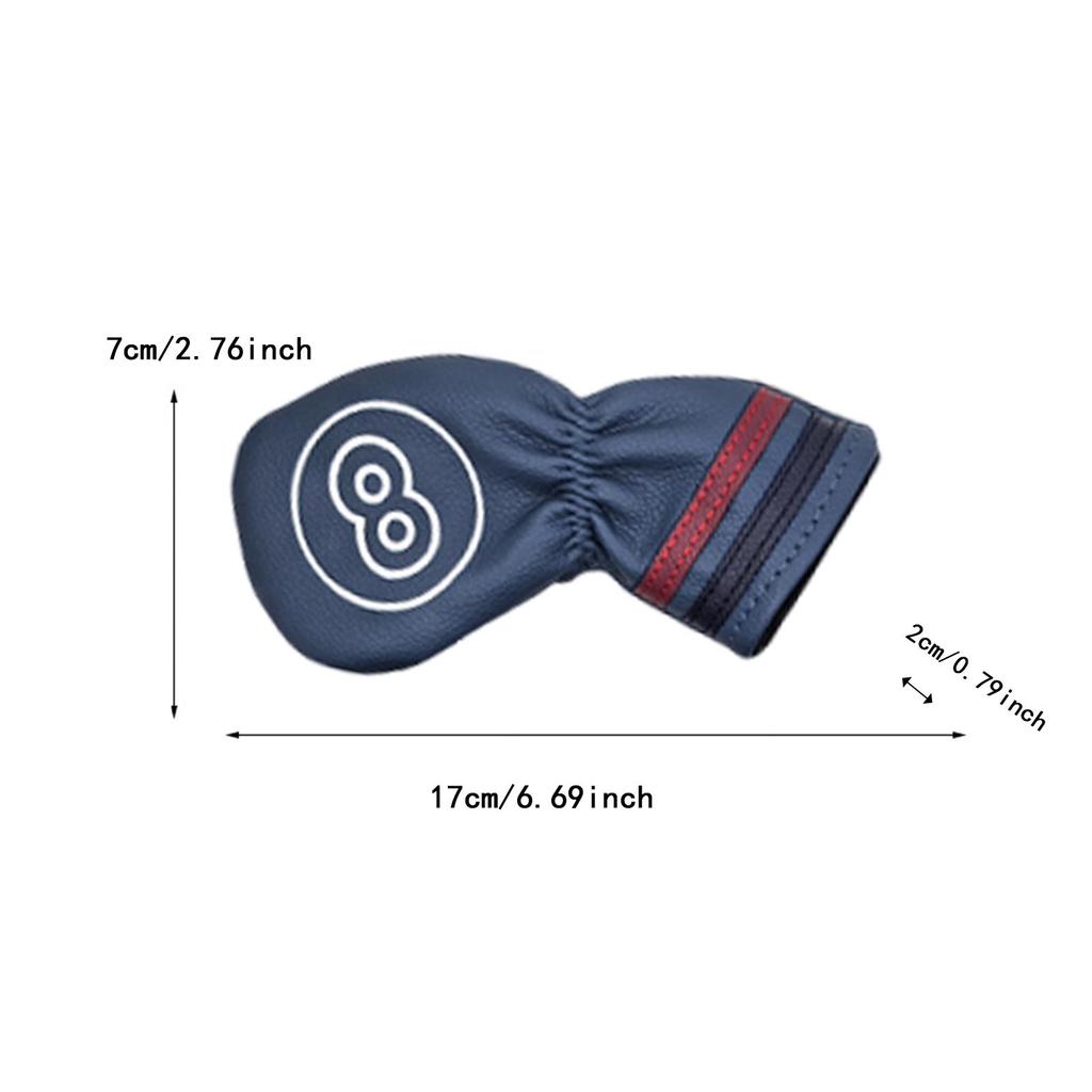 10x Golf Club Head Covers Wedge Sleeves Portable Lightweight Long Neck Decor Protectors for Games Outdoor Gift Training