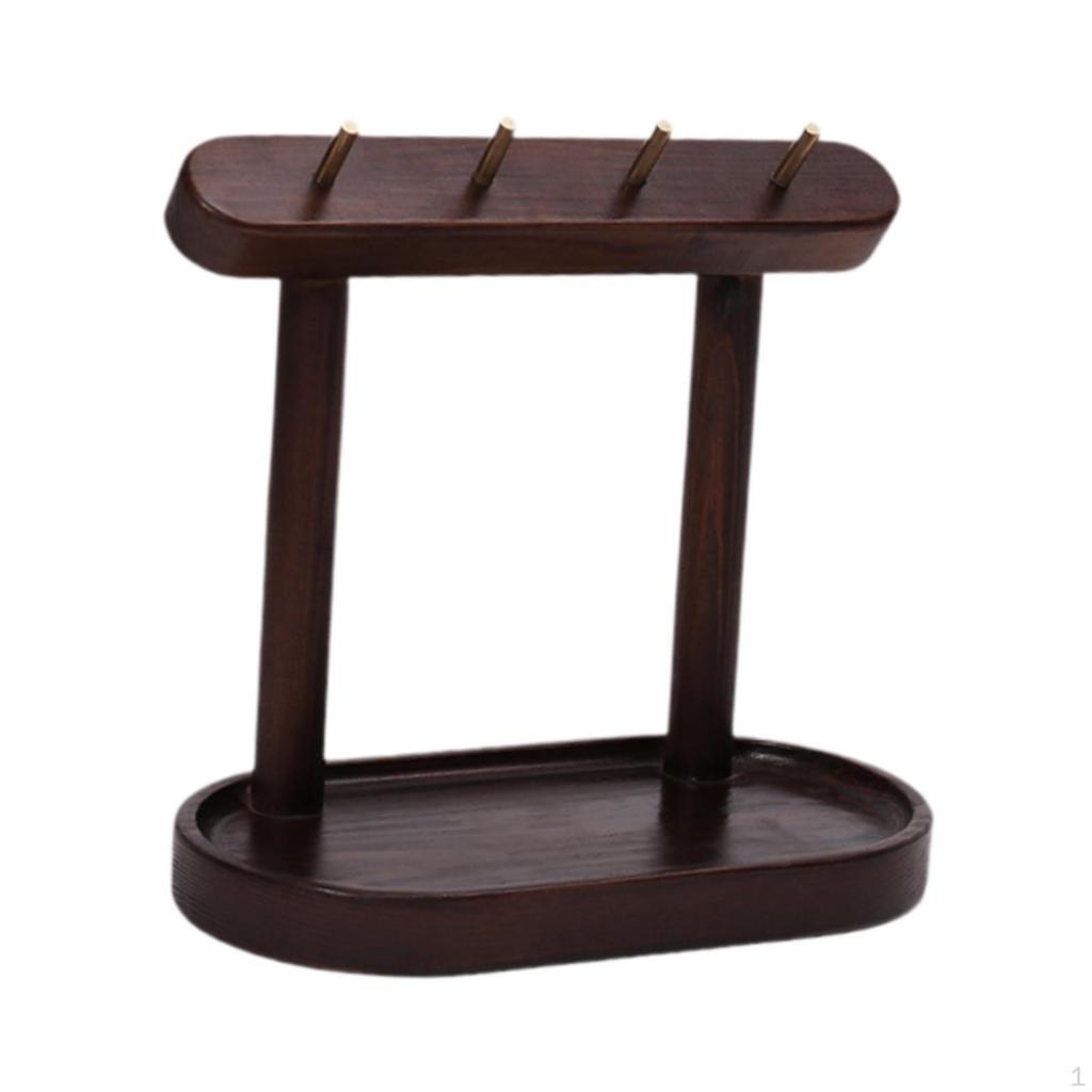 Подставка для хранения ключей, скандинавский декор, деревянный подарочный лоток-органайзер для украшений