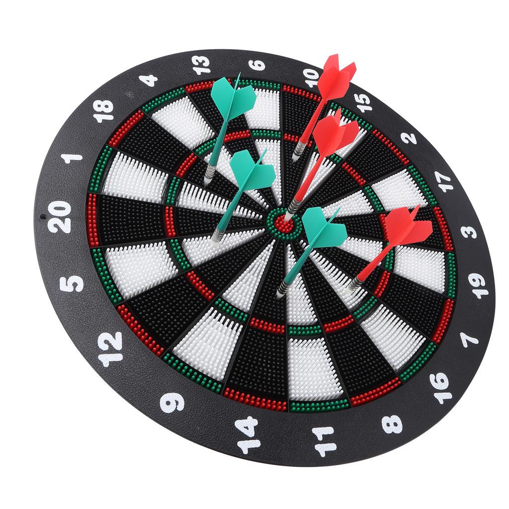 16,5-дюймовая безопасная мишень для дартса с набором из 6 дротиков, многоразовая для игр в баре, развлечений и вечеринок