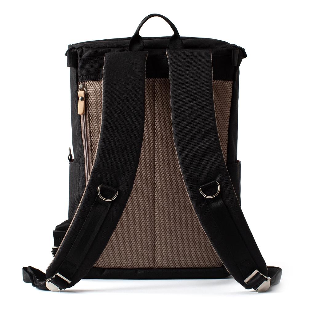 Сделанный рюкзак унисекс 10-дюймовый планшет совместимый A4 полиэстер L карман серии [Heart Factory] FY-0640 (черный)