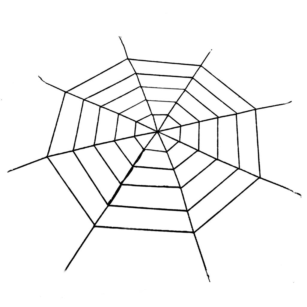 Halloween Decoration Fixable Simulation Spider-Web Decorative Props For Home