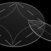 Прозрачный шаблон-круг для пэчворка, Инструменты для пэчворка, Круглая линейка, Многоразовый, Акриловый