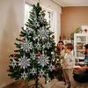 24pcs/set DIY Clear Snowflake Pendants Clear Christmas Tree Ornament  Winter Season