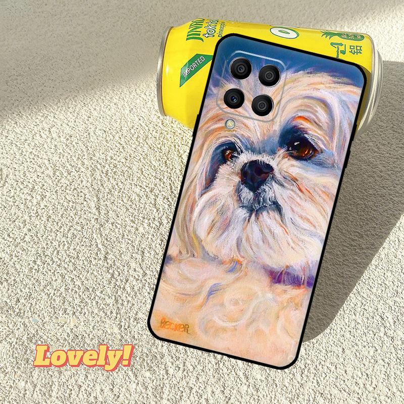 Чехол для телефона Samsung Galaxy с собакой Ши-тцу M52 M36 M06 M16 M56 M33 M15 M55 M31 M13 M12 M14 M53 M32 M35 M34 M54
