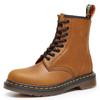 Высокие локомотивные ботинки женские классические ретро короткие ботинки мужские и женские кожаные ботинки круглая голова тренд